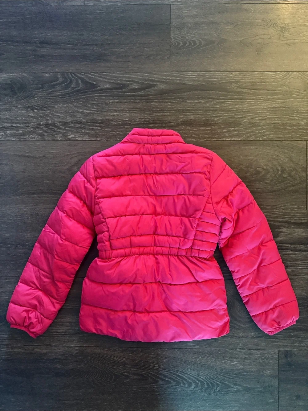 GAP Hot Pink Quilted Puffer Jacket, Size Medium